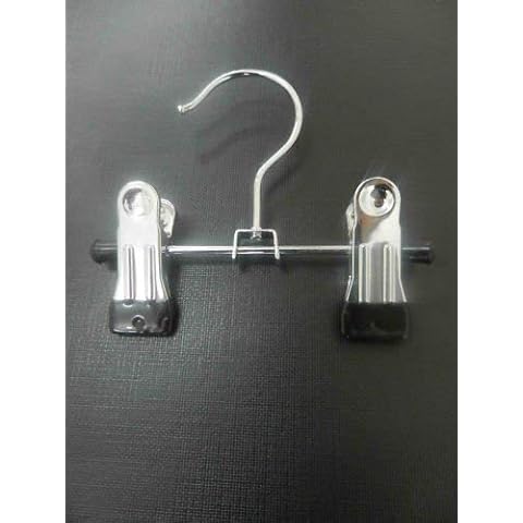 Double Metal Peg Veil Scarf Clothes 120mm Hangers 10 Cover