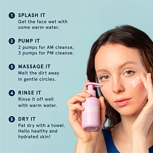 Blume Day Dreamer Face Wash - Cream Cleanser For All Skin Types - Vegan Hydrating Face Wash With Chamomile + Lavender - Gentle Facial Cleanser (120Ml) #TOP5