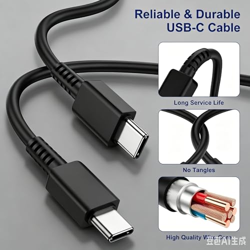 60W Super Fast Charger Type C 3/6/10/10ft, USB C Wall Charging and Long Android Phone Charger Cable Cord for Samsung Galaxy S26 Ultra/S26/S25 Plus/S25/S24+/S24 Ultra/S23/S22 Plus/S21/Note 20/Note 10+ — view 4