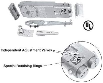 Miniatura 2 de CRL Paquete de cierre oculto de 105 grados sin retención abierta para instalación de carga lateral - Paquete A.D.A."S"