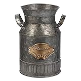 Le rétro conception de galvanisé décor rustique vase fait notre étain vase plus décoratif, approprié comme un pour votre jardin. Matériaux de haute- qualité, léger et portable, facile à utiliser.