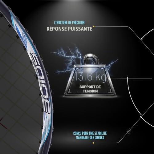 YONEX Astrox Lite 27I G5 Raquette de Badminton à Cordes Graphite Bleu Marine – vue 3
