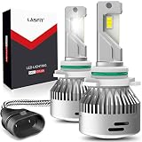LASFIT 9006 HB4 LED Bulbs 60W 6000LM 6000K Bright Low Fog Lights LED Conversion Kit, Plug&Play