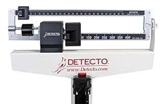 DETECTO 439 Mechanical Physician Beam Scale with Height Rod