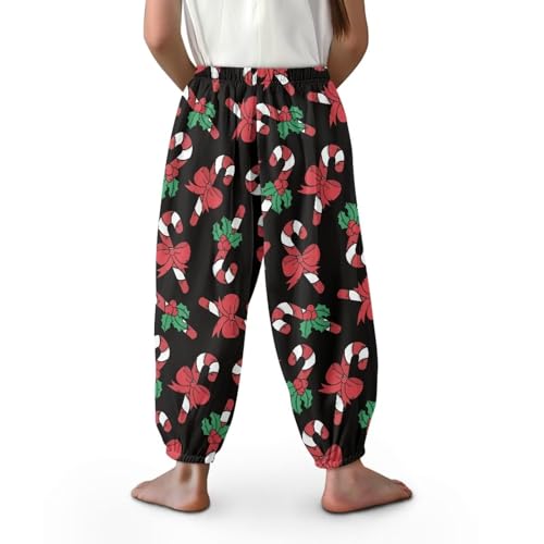 Boy's Harem Pants School Party Athletic Long Bloomers Sweatpants Breathable Casual Stretchy Running Trousers3