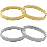 JRSHIRLEYLTD 2 pares de sujetadores para mangas de camisa,