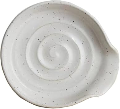 Ceramic Spoon Rest for kitchen, 3.9 Inches Spoon Holder for Stove Top, Coffee Spoon Rest, Spoon Cradle, Kitchen Basics, Kitchen Accessories for Utensils
