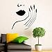 WALSITK Manicure Adesivo Vinile Adesivi Ragazza Mani Unghie Bellezza Interni Home Design Arte Murales Spa Salone di Bellezza Decor Moda 56x58cm