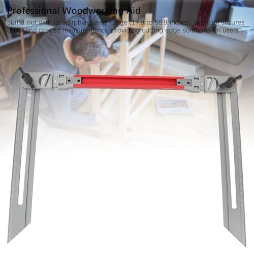 Gabarit de marche d'escalier en alu de précision pour menuiserie durable - 3