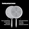 COOKSMARK Nonstick Ceramic Cookware Set, Induction & Dishwasher Safe Scratch-Resistant Pots and Pans Set with Glass Lids 10 Pieces, White #4