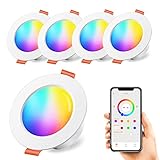[Tecnología Bluetooth Mesh] iLC 8W LED RGBW Bluetooth Downlight led empotrable adopta el chip Bluetooth 5.0, desarrolló la última tecnología Bluetooth Mesh, no ocupa el ancho de banda del enrutador, es estable y no es fácil de soltar. La tecnología también permite un nuevo control de lámparas múltiples, que puede controlar directamente cualquier cantidad de lámparas a través de la interfaz del operador. Las luces pueden reenviarse señales entre sí, lo que es estable y no es fácil de soltar.