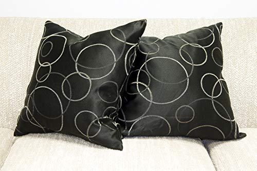 Almohada decorativa redonda poliéster 18x18 pulg