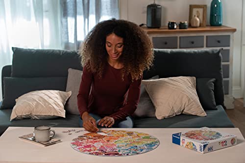 Ravensburger Puzzle Circle of Colors Tiere - Rundes 500 Teile Puzzle – Ansicht 2