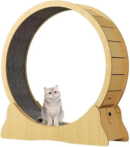 キャットホイール 猫ホイール 猫ランニングホイール 直径90cm 運動不足解消 猫のおもちゃ 爪研ぎ 低騒音 室内 らくらく組立式 (L)