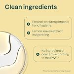 ATTITUDE Hand Sanitizer Refill, EWG Verified, Kills Germs & Bacteria, Vegan & Plant-Based, Safe for Adults & Kids, Lemon Leaves Scent, 473 mL