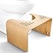 Toilettenhocker aus Holz - Made in France - Physiologische Klohocker für natürliches Hocken auf der Toilette - ärztlich empfohlene Fußstütze