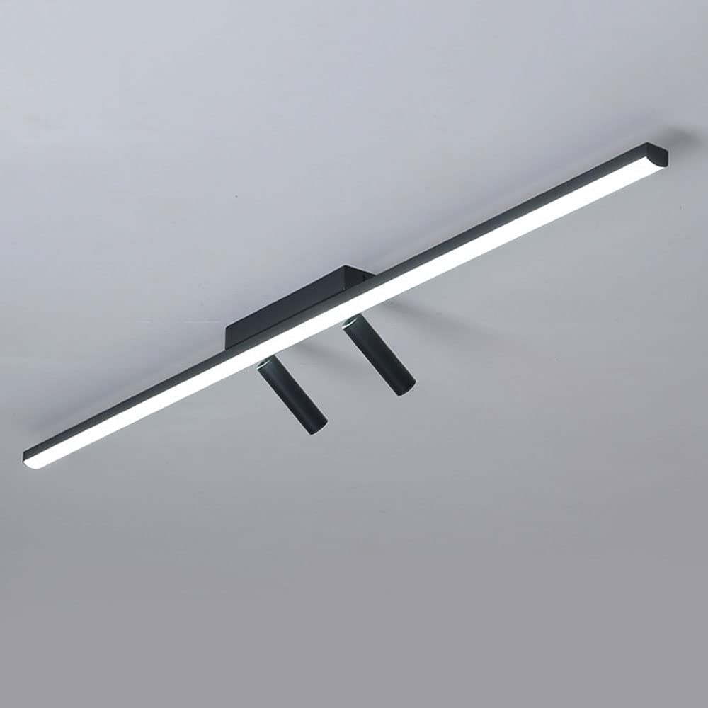 Spot mural de la surface et plafonnier linéaire 80cm, luminaire polyvalent chambre et commerce