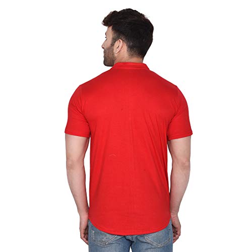 Image of Geum Men's Casual Shirt with Graphic Print | Short Sleeve Button-Down Shirt for Casual & Streetwear Look | Cotton Blend Slim Fit Shirt