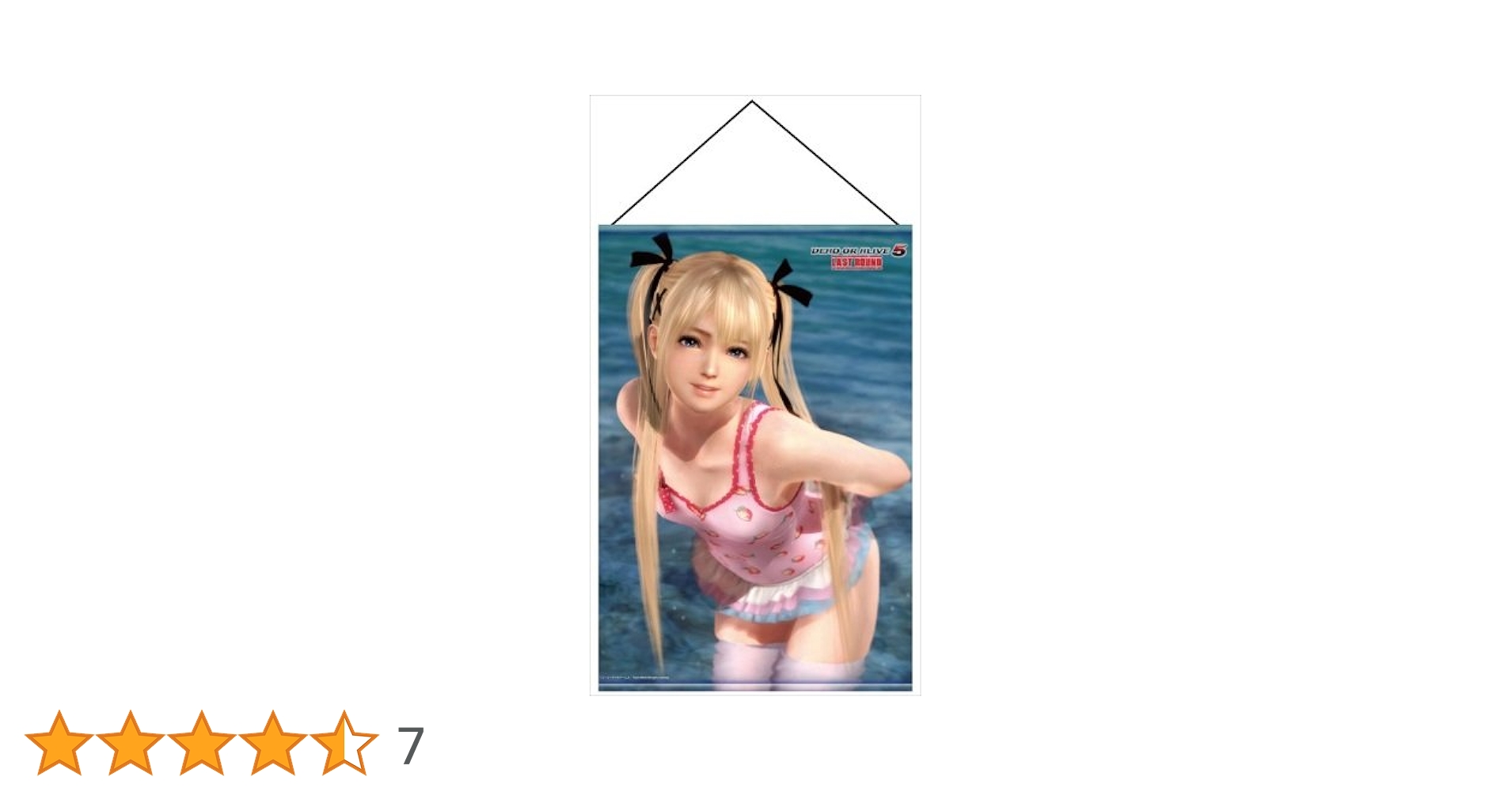 DEAD OR ALIVE マリー・ローズ 等身大タペストリー 未開封 マリー・ローズ 等身大タペストリー