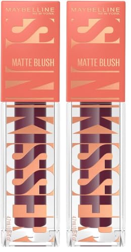 Image of Maybelline New York Sunkisser Hazy Matte Blush, Berry Brunch, 33 (Pack of 2)