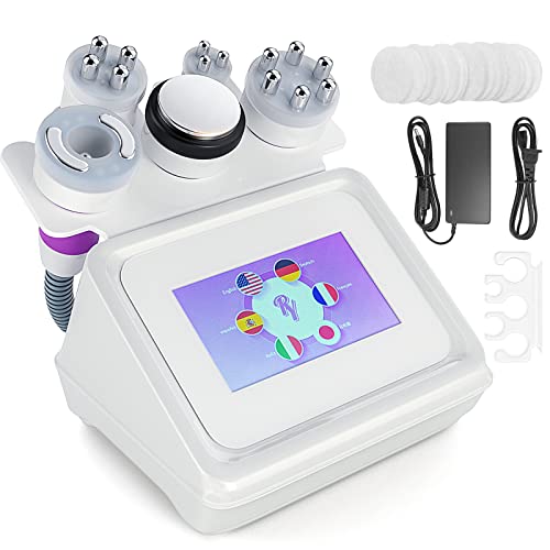 Máquina de belleza 5 en 1, Máquina de belleza corporal por radiofrecuencia Mevip 40K, Máquina de belleza multifuncional, apta para rostro, antienvejecimiento y modelado corporal Cover