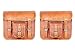 Produktbild Urban Leder Handmade Tasche 2 x Motorrad Satteltaschen braun Leder Seitentasche Satteltaschen Satteltaschen 2 Taschen