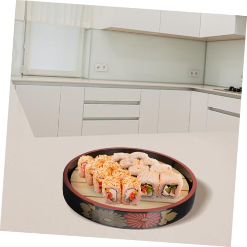 BESPORTBLE Plato Redondo para Sushi 24.5cm miniatura 5