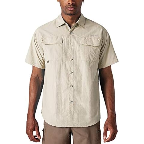 Camisa Casual de Manga Corta Protección UV UPF 50 para Hombre NAVISKIN Cover