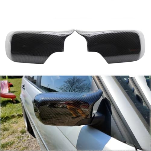 Couvercle de rétroviseur 51168238376 compatible BMW E46 protection ABS - 2
