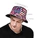 American Flag Bucket Hat for Men Women, Fisherman Hats Packable Fashion Sun Cap for Travel Outdoor Beach Boys Girls