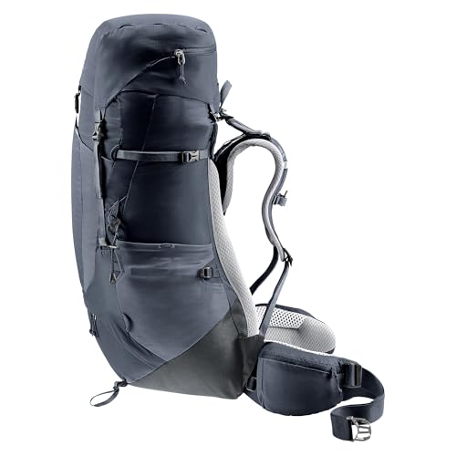 Deuter Women’s Aircontact Lite 45 + 10 SL, Lightweight Backpacking & Hiking Backpack, 45 + 10 Liters - Black-Graphite - Thumbnail 5