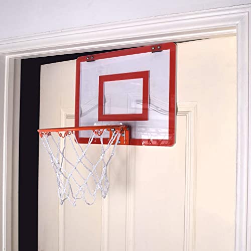Ni-Rou Indoor Mini Basketball Hoop And 4Pcs Balls For Door Classroom Board Hoop Game Set For Kids Wall Mount With Complete Accessories Basketball Toy Gifts For Boys Teens #TOP6