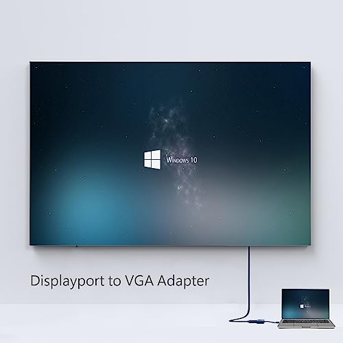 Anbear TSYD48 Display Port To Vga, Displayport To Vga Converter Gold Plated thumb #5