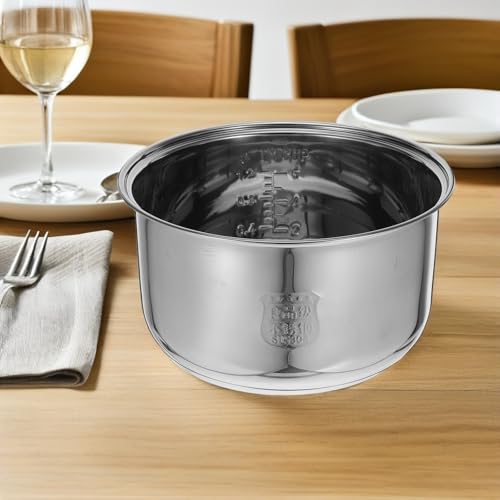 Insert en acier inoxydable pour cuiseur à riz 3 L avec conception de chauffage durable - 5