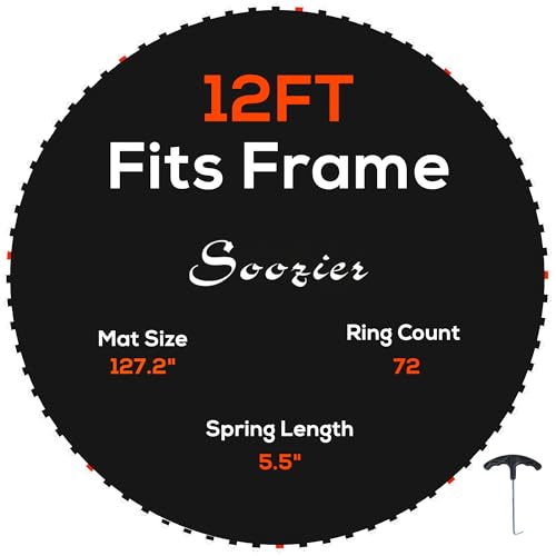 Soozier Trampoline Replacement Mat for 12' Trampoline