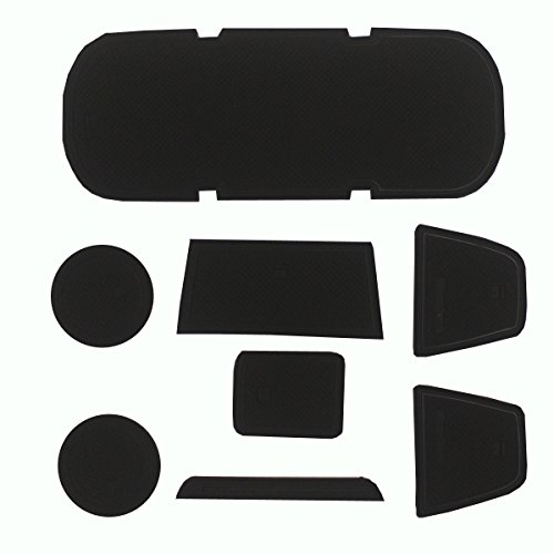 トヨタ 86 スバル BRZ ブラック イ ンテリア ドアポケット マット ドリンクホルダー 滑り止め ノンスリップ 収納スペース保護