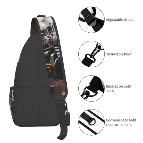 Bolso Cruzado Masculino Tipo Mochila Diagonal para Senderismo miniatura 5