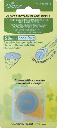 28mm Rotary Cutter Blades-5/Pkg [Office Product]
