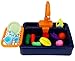 Tomaibaby 1 Set Lavandino da Cucina Giocattoli con Acqua Corrente, Finta Giocare Cucina Set Elettrico Lavastoviglie Giocattolo per Bambini