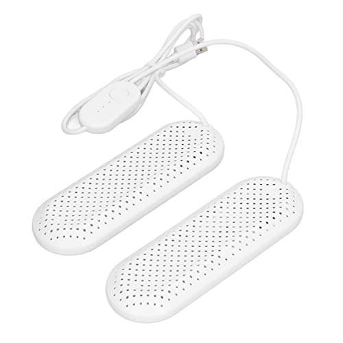 Acouto Sèche-chaussures USB Domestique, Sèche-bottes Désodorisant avec Minuterie Intelligente pour Usage en Dortoir pour Adultes et étudiants (WHITE)