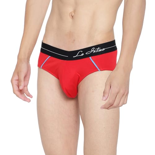 Image of La Intimo Cotton Power Solid Brief for Men Innerwear | Antimicrobial Underwear for Men