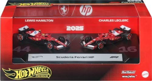 Hot Wheels Premium Formula 1 Scuderia Ferrari 2-Pack