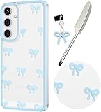 Compatible avec Samsung Galaxy A17 5G / Galaxy A17 4G : la jolie coque de téléphone à motif nœud s'adapte à votre Samsung Galaxy A17 5G/Galaxy A17 4G comme un gant avec des découpes parfaitement placées pour le bouton, l'audio et le port de charge. Veuillez vérifier que votre téléphone est le Samsung Galaxy A17 5G/ Galaxy A17 4G afin de vous assurer que cela convient à votre appareil. Note : Parfaitement compatible avec les chargeurs sans fil.