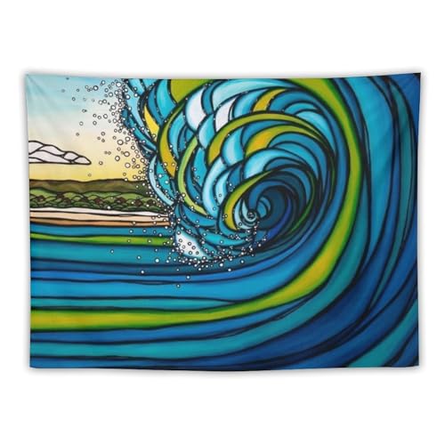 ヘザーブラウン (ビッグウェーブ) 現代 北欧 ハワイの風景 ポスター タペストリー 印刷 ポスター ウォールアート 画像 現代 芸術 壁の絵 け ソファの背景絵画30"x40"