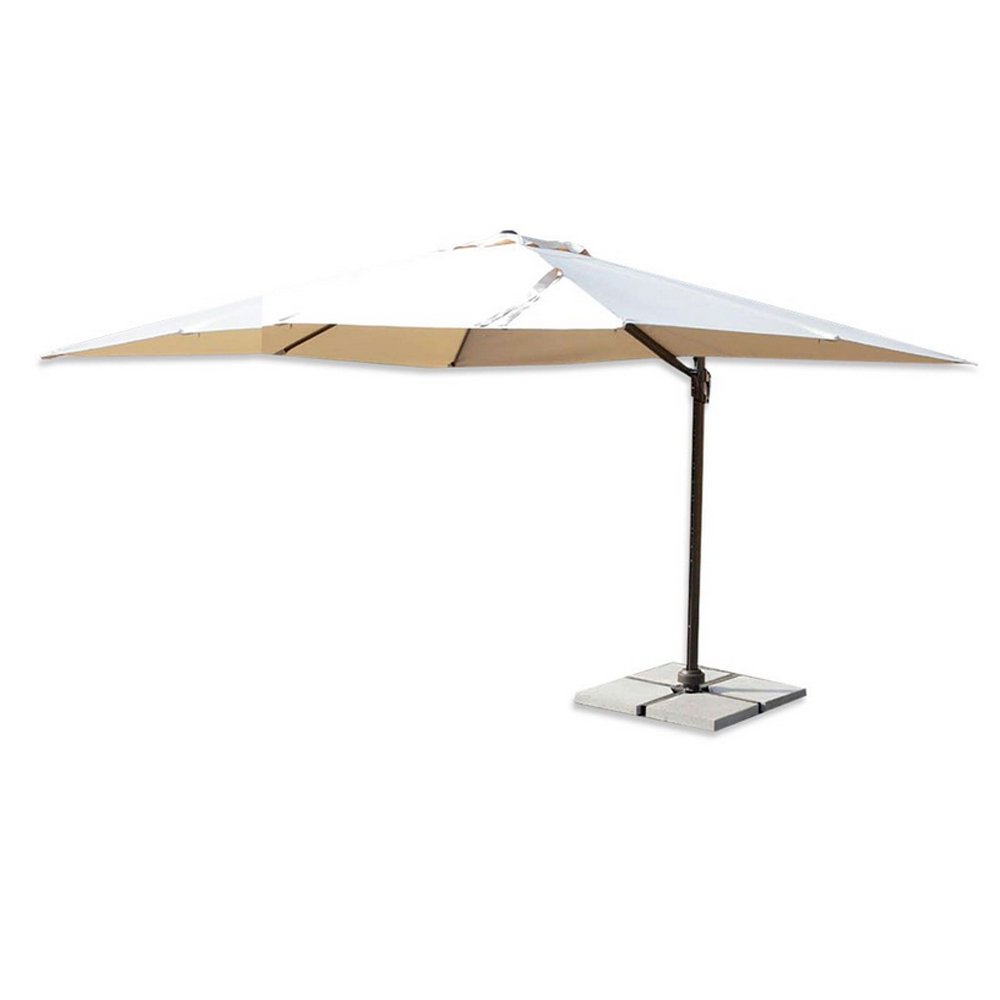 My_Garden Senso Ombrellone A Braccio Retrattile, Ecrù, 3 X 4 Metri - 4