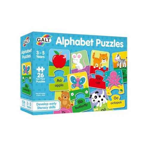 Galt Toys, Alphabet Puzzles, Alphabet Jigsaw Puzzle for Kids, Ages 3 Years Plus