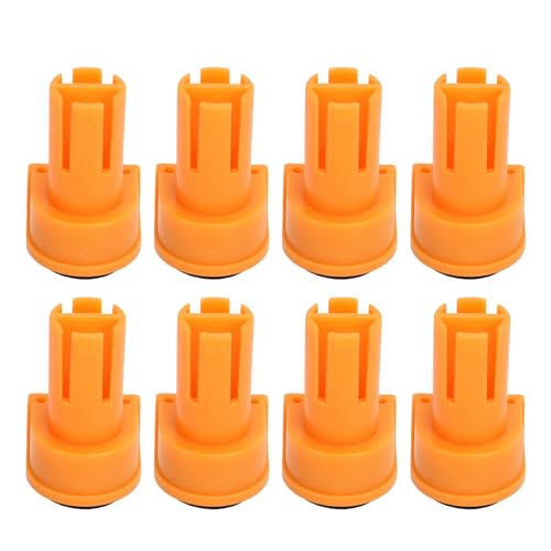 8Pcs Bench Dogs | 20mm Nylon Secure Grip Brake Inserts for Woodworking | EVA Rubber Pads for Clamping/Sanding/Painting | Sturdy & Removable Jig Accessories