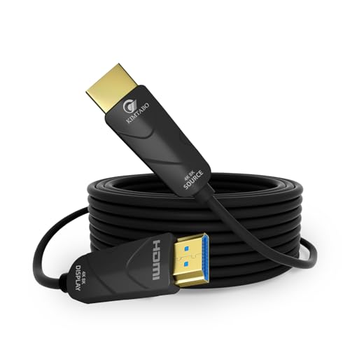 Câble HDMI 2.1 8K 48 Gbit/s noir 12,4 m cordon TV et vidéoprojecteur