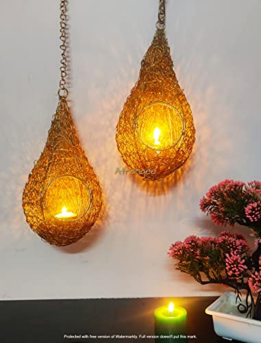 by Street Artisans Nest Bird Cage Oval Shaped Tealight/Candle Holder Bird Nest Bird Cage Balcony Terrace Hanging Table Dcor (Weaver Bird Nest Bird Cage Design)(1Pc) (B0BB2PVD1X) Amazon Price History, Amazon Price Tracker