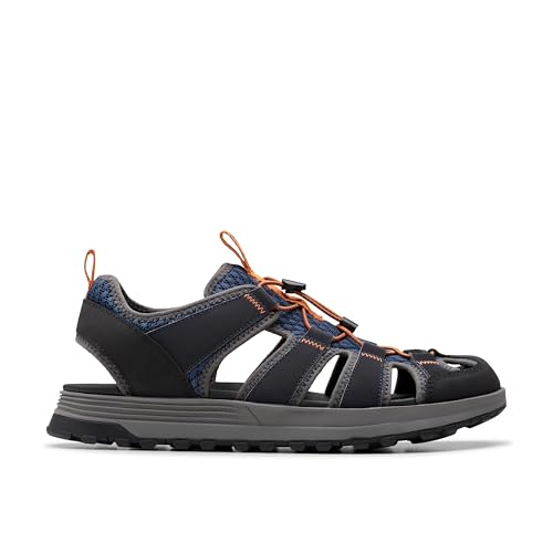 Clarks Men's ATL Trek Wave Sandals, navy, 13